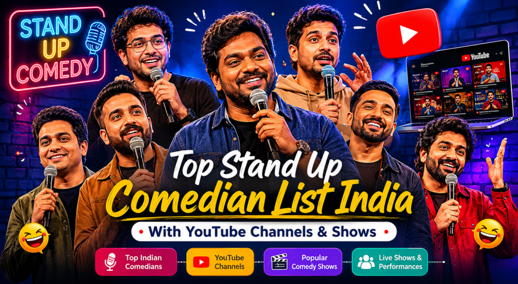 stand up comedian list india