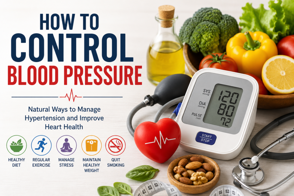 How to Control Blood Pressure