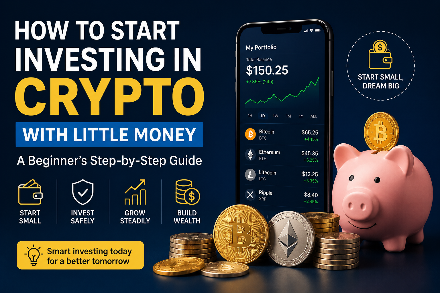 how to start investing in crypto with little money